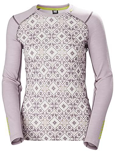 Helly Hansen W LIFA Merino Midweight Crew Camiseta Manga Larga Mujer