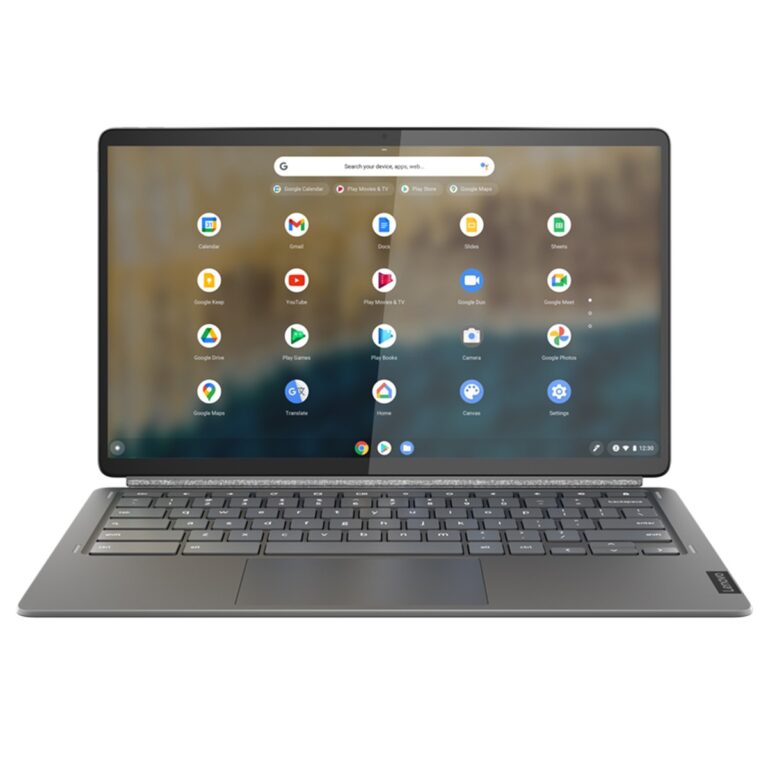 Chromebook convertible 2 en 1 Lenovo IdeaPad Duet 5 13Q7C6, Qualcomm Snapdragon 7c Gen. 2, 8GB, 128GB eMMC, 13,3″, ChromeOS (Reacondicionado Grado C) · LENOVO · El Corte Inglés
