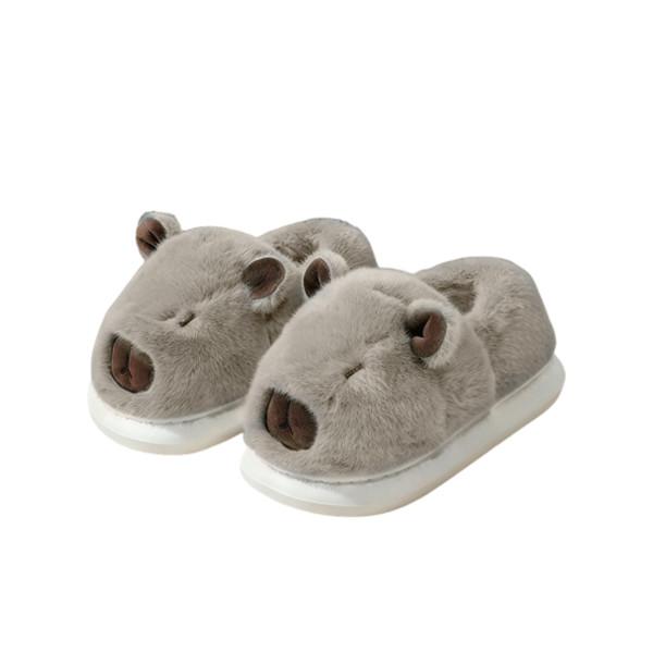 S7 STAR Pantuflas de Casa Mujer Talla 30-41,Invierno Pantuflas Antideslizantes CáLido,lindas zapatillas térmicas para el hogar,cómodas y esponjosas, Diseño de Kapybara Animal a la Moda | Miravia