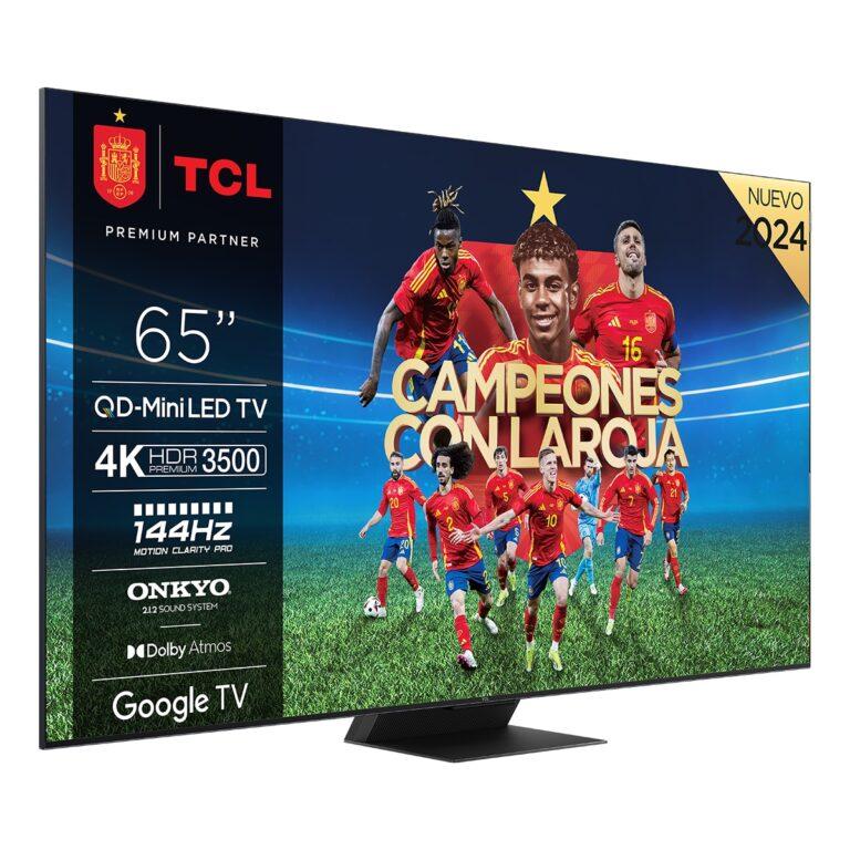 TV QD-MiniLED 164cm (65″) TCL 65C855, QLED PRO 4K HDR Premium, Smart TV Google TV compatible con Google Assistant (Reacondicionado Grado D) · TCL · El Corte Inglés