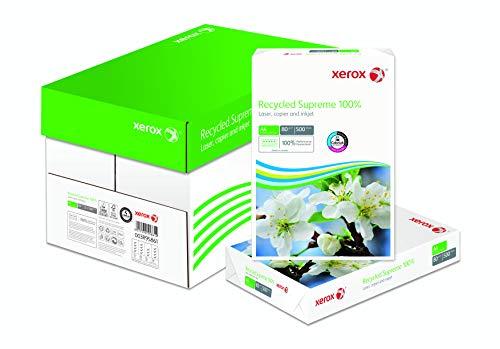 Xerox Recycled Supreme 100%   Papel reciclado premium blanco CIE 150 80 g/m² A4   Caja de 5 x 500 hojas