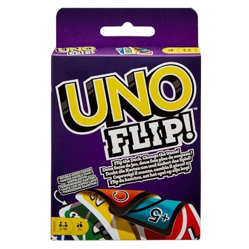 38% DESCUENTO UNO Flip   Juego de Cartas Familiar   112 Cartas Doble Cara   Fomenta la Estrategia   Versión Competitiva   Regalo para Niños de 7+ Años y Adultos, GDR44