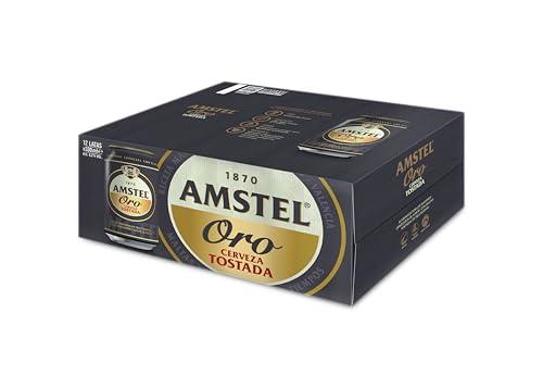 Amstel Oro Cerveza Tostada Pack Lata, 12 x 33cl