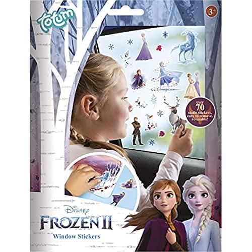 DESCUENTAZO 60% DESCUENTO Totum Disney Frozen II Más de 70 Pegatinas para Ventanas