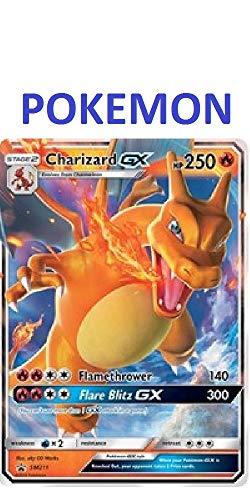 Pokemon   Charizard GX   SM211   Tarjeta promocional Hidden Fates   Holo FOIL   NM/M   100% auténtico garantizado