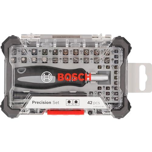 Bosch Accessories 42 piezas Set de Puntas de Atornillar de Precisión (para cabezales de precisión y estándar, Accesorios Destornillador), Amazon Edition Estándar