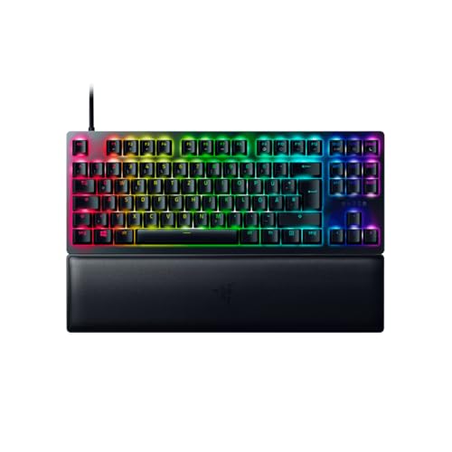 OFERTÓN SUPREMO 65% DESCUENTO Razer Huntsman V2 Tenkeyless   USB Teclado óptico para Juegos (Interruptor Clicky Purple Switch)