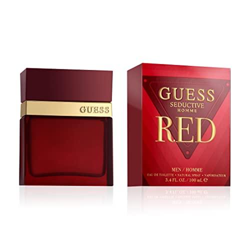 37% DESCUENTO GUESS Seductive Red, Eau de Toilette, Perfume Hombre, Oriental Vainilla, Perfume Elegante de Larga Duración, 100 ml