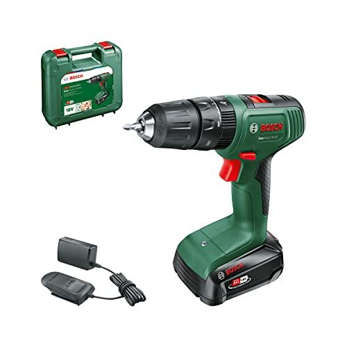 Bosch Home and Garden taladro percutor a batería EasyImpact 18V 40 (1 batería de 2.0 Ah, sistema de 18 V, en maletín de transporte)