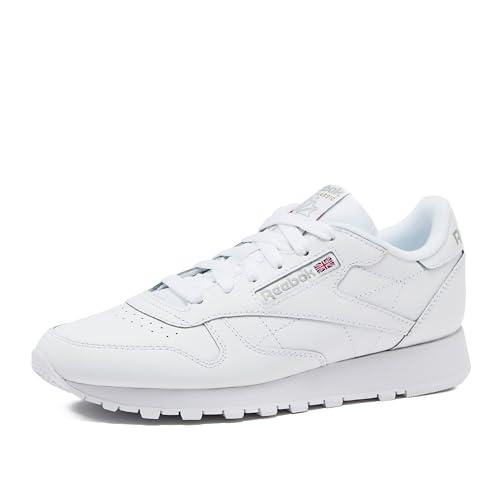 89% DESCUENTO Reebok Classic Leather 001, Zapatillas de Deporte Unisex adulto, Ftwwht Ftwwht Pugry3, 34 EU