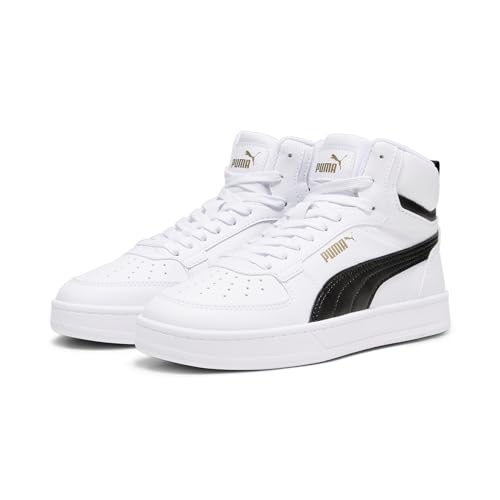 51% DESCUENTO PUMA Unisex Kids Caven 2.0 Mid Jr Zapatillas, Puma White Puma Black Gold, 39 EU