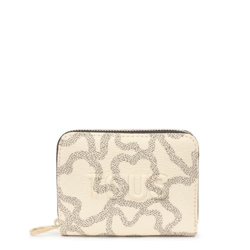 Tous Monedero Beige, para Mujer, Medidas 8,5 x 11,5 x 2,8 cm, Colección Kaos Icon