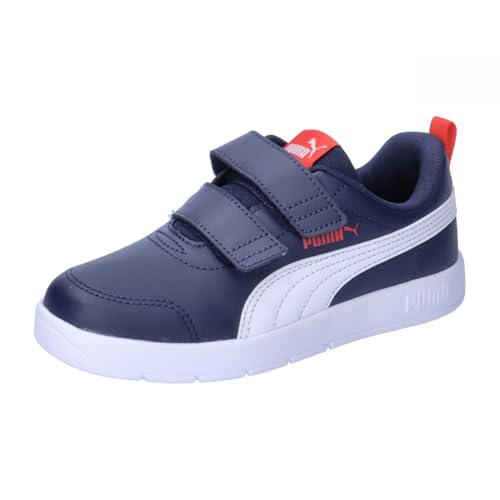 43% DESCUENTO Puma Unisex Kids COURTFLEX V3 V PS Sneaker, Puma Navy Puma White Puma Red, 32.5 EU