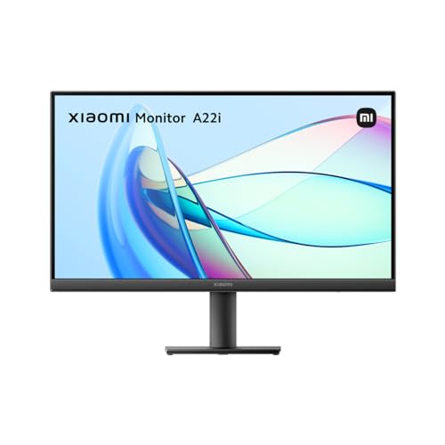 27% DESCUENTO XIAOMI Mi Desktop Monitor A22i 22″   Monitor de 22″ FHD (1920×1080, 75Hz, HDMI 1.4 x1, 178°, 250 nits, Protección Luz Azul), Negro (Versión ES)