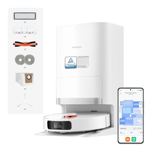 44% DESCUENTO XIAOMI Robot Vacuum X20+   Robot Aspirador y fregasuelos con Sistema Inteligente de navegación láser (LDS), Succión de 6000 Pa, Blanco (Versión ES)