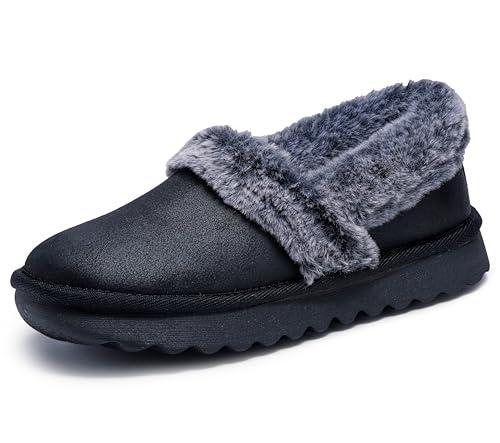 30% DESCUENTO Skechers Women’s Cozy Up Slipper, Black, 37 EU