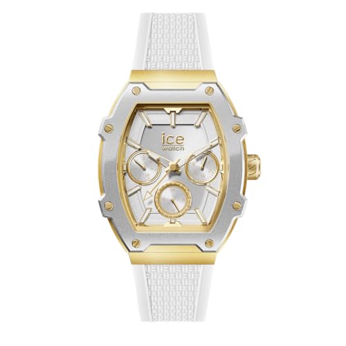 71% DESCUENTO ICE WATCH   ICE boliday White gold Steel   Reloj blanco para Hombre con Correa de silicona   023897 (Medium)