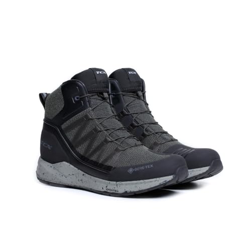 TCX SPEEDTREK Gore Tex, Zapatillas Moto de Calle Hombre, Green/Grey, 38 EU