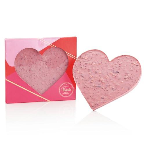 BUENA OFERTA 22% DESCUENTO Venchi   Brutto&Buono Rosa, Placa Artesanal de Chocolate Blanco con Frambuesa y Almendras, Sin Gluten, 300 g, Idea de regalo para el Día de la Madre