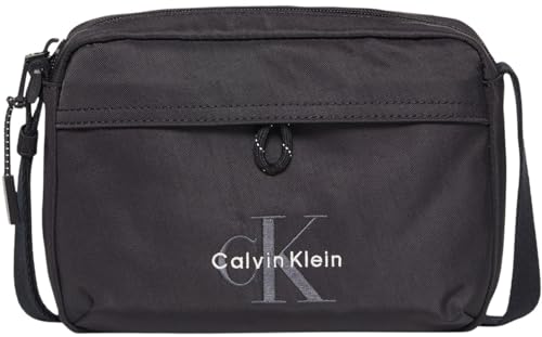 57% DESCUENTO Calvin Klein BOLD Camera BAG LV04D3117G Crossover para hombre, color negro (negro), talla única, Negro (Negro), One Size