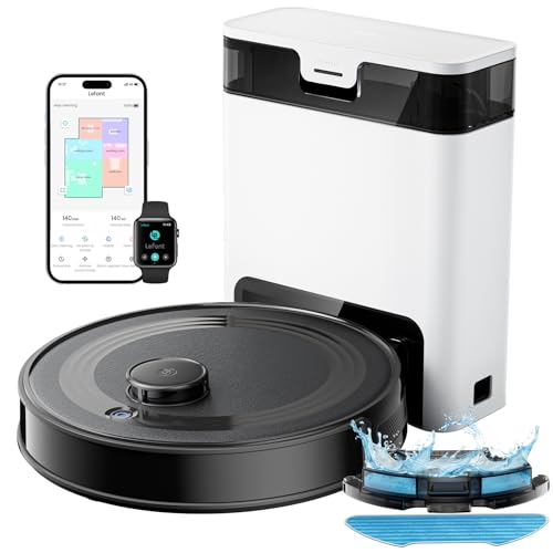 OFERTÓN SUPREMO 74% DESCUENTO LEFANT M2S Pro Robot Aspirador Lavador 10000Pa con Estación de Vaciado Automático, Navegación Láser Cartografía, Evasión de Obstáculos PSD, Limpieza Personalizada, Ideal para Cerdas de Animales