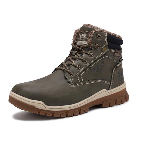 ARRIGO BELLO Botas Hombre Invierno Botines Zapato Nieve Clásico Forrado Piel Trekking Senderismo Talla 41 46