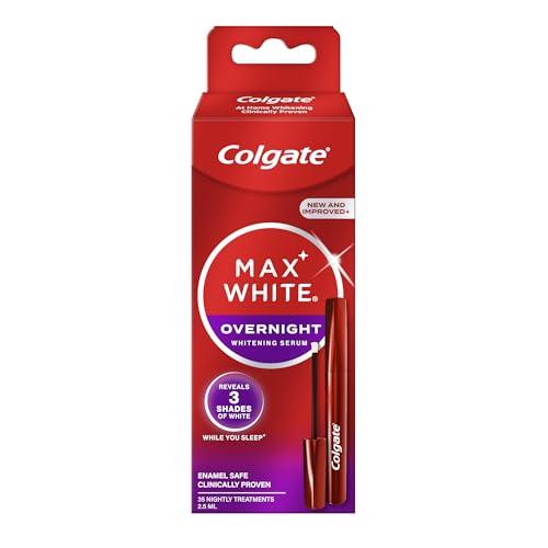 48% DESCUENTO Colgate Max White Overnight Pincel Blanqueador Dental Nocturno, 2,5ml, Blanquea tus Dientes mientras Duermes, Seguro con el Esmalte, Elimina Manchas, Secado Rápido, Fácil de Usar