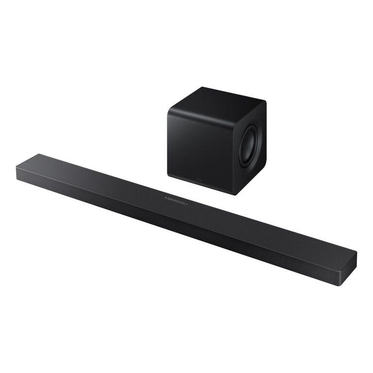 Barra de sonido Samsung 2025 HW-QS700F, Dolby Atmos y DTS Virtual: X, Q-Symphony, 3.1.2 con 9 altavoces, 345W, Subwoofer inalámbrico 6.5″ 160W, Wi-Fi (Reacondicionado Grado A) · Samsung · El Corte Inglés