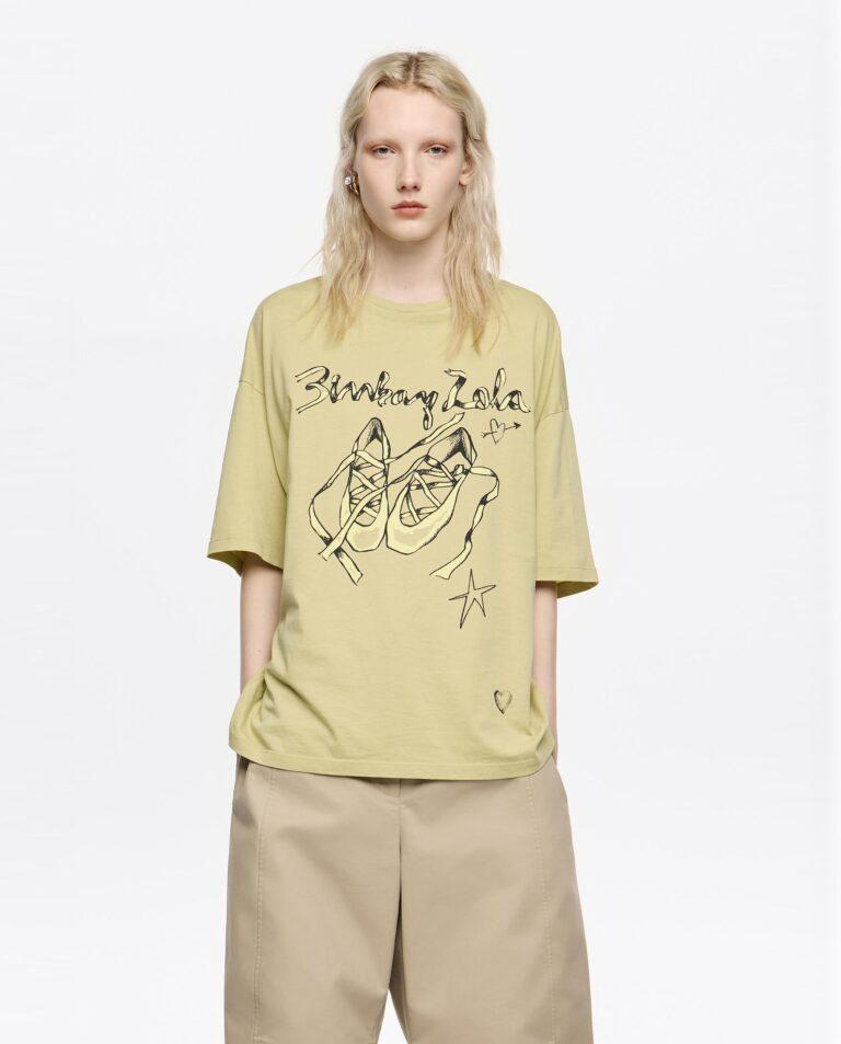 Camiseta de mujer logo bailarinas · Bimba y Lola · El Corte Inglés