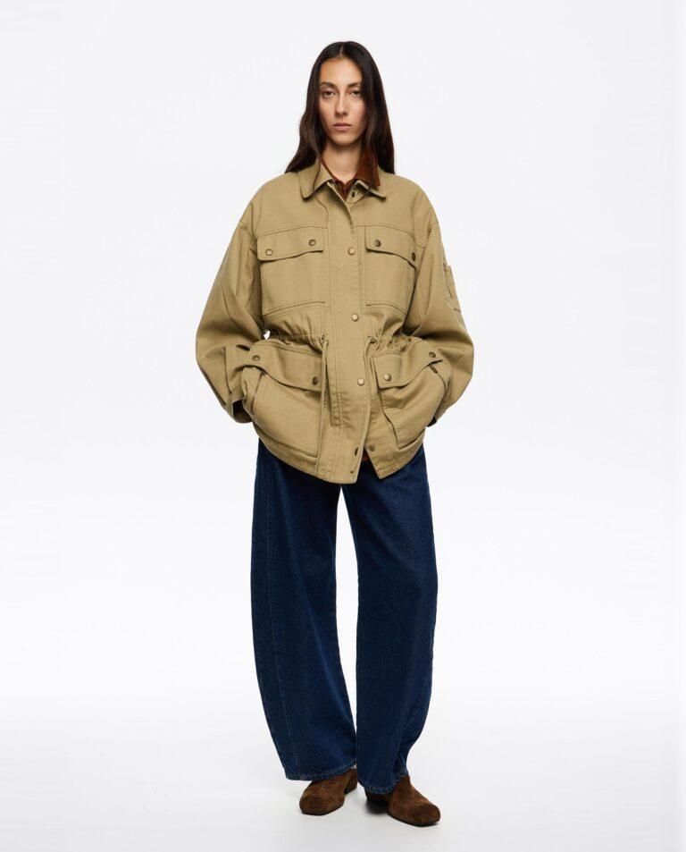 Chaquetón de mujer en algodón y cintura ajustable · Bimba y Lola · El Corte Inglés