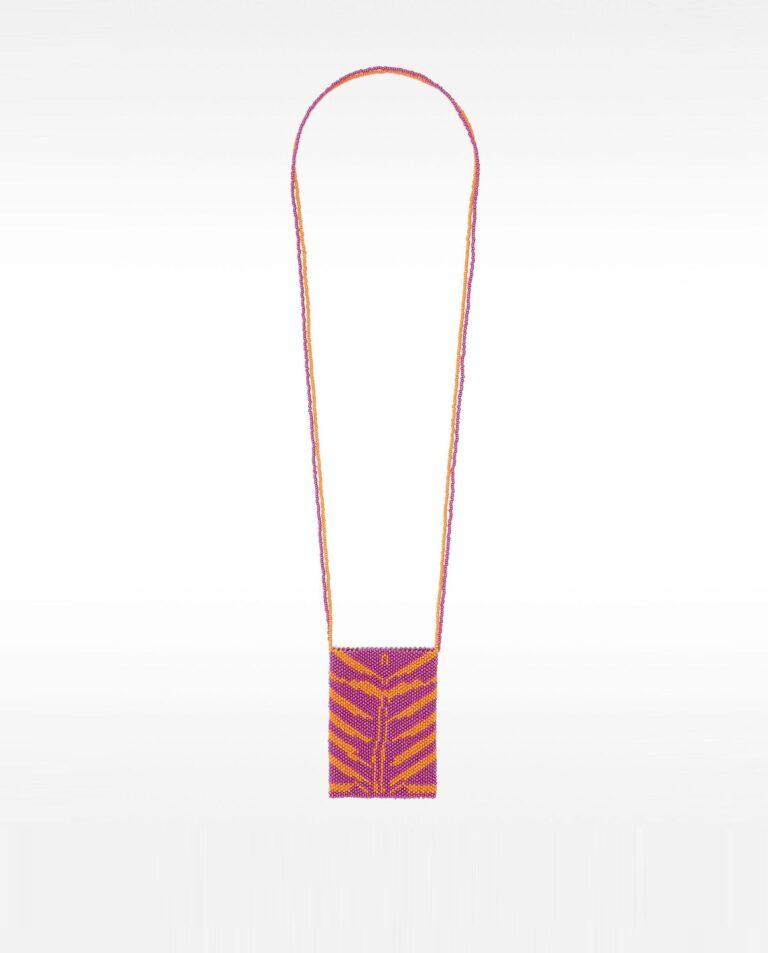 Collar largo con abalorios y bolsillo decorativo de cuentas · Parfois · El Corte Inglés