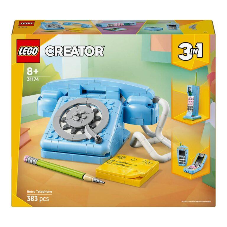 Juego de construcción Teléfono Retro LEGO Creator – 31174 (Reacondicionado Grado B) · LEGO · El Corte Inglés