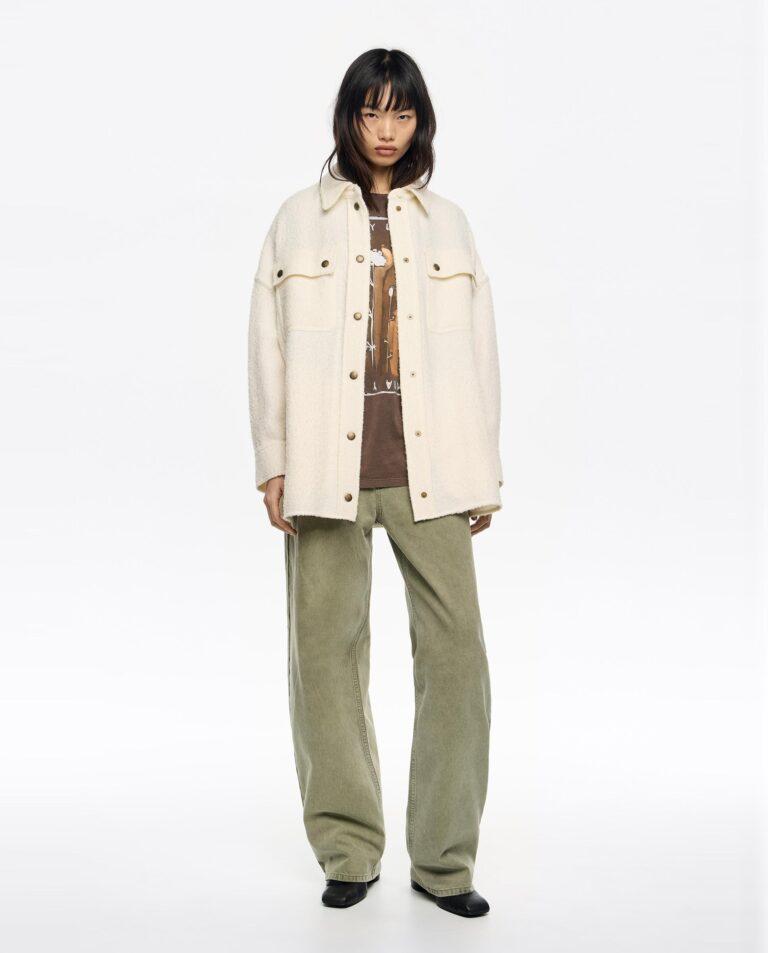 Sobrecamisa de mujer oversize lana · Bimba y Lola · El Corte Inglés