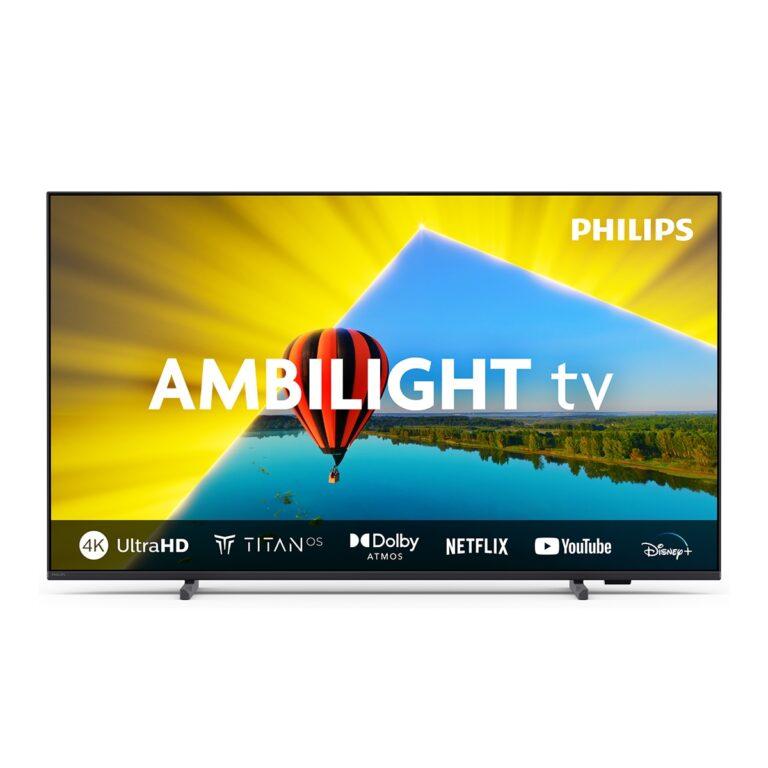 TV LED 164cm (65″) Philips Ambilight 65PUS8079 UHD 4K, Dolby Atmos, Titan OS, Smart TV (Reacondicionado Grado D) · Philips · El Corte Inglés