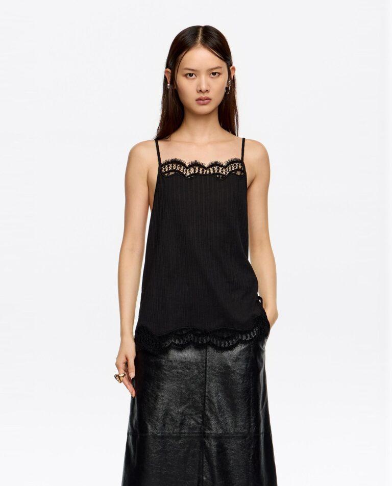 Top de mujer tirantes encajes · Bimba y Lola · El Corte Inglés