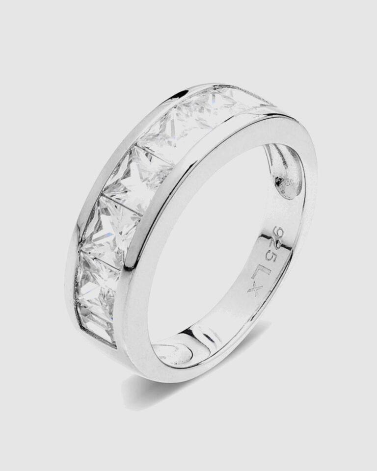 Anillo Momentos Para Brillar acabado en rodio con circonita brillante · Luxenter · El Corte Inglés