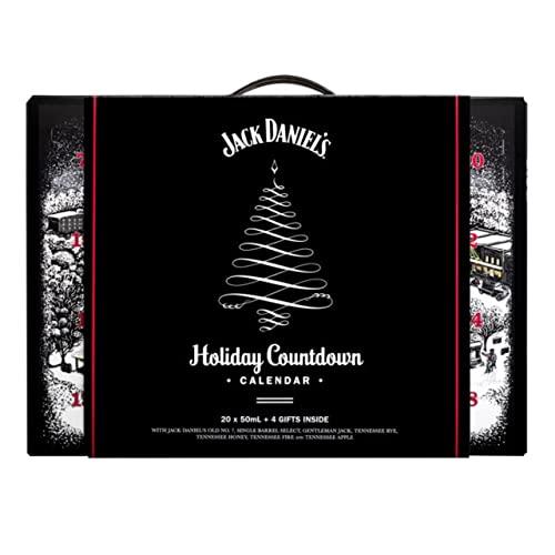 DESCUENTAZO 58% DESCUENTO Jack Daniel’s Calendario Navidad 20x50ml Miniaturas de Whiskey de la Familia Jack Daniel’s