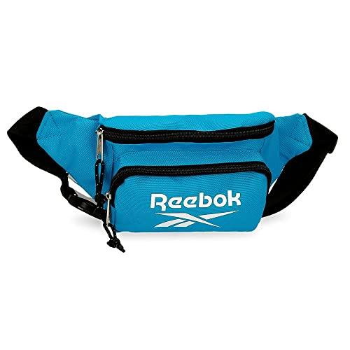 34% DESCUENTO Reebok Boston Riñonera con Bolsillo Azul 35x13x5 cms Poliéster