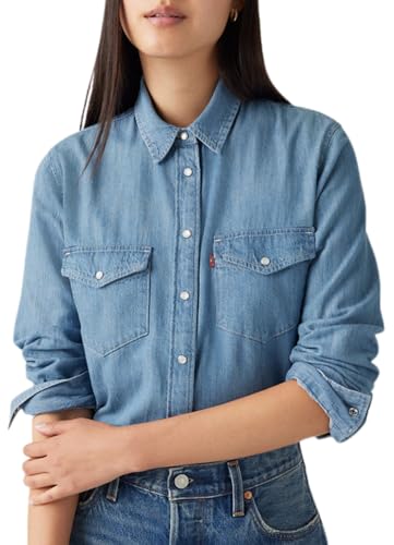 44% DESCUENTO Levi’s Camisa de Mujer Iconic Western, Play Break, S