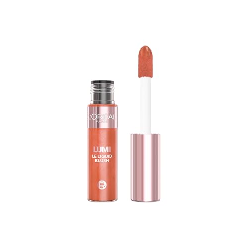44% DESCUENTO L’Oréal Paris Lumi Le Liquid Blush PEACH WARM 627. Colorete líquido con Color luminoso y un Glow radiante. Fórmula fácil de difuminar y con una textura ligera, 10 ml.