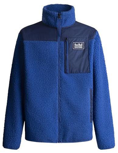Red Bull Racing X Pepe Jeans Sherpa Fleece Hybrid Prendas de Punto, Azul (Azul eléctrico), XL para Hombre