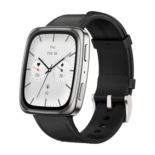 Amazfit Active 2 Reloj Inteligente Hombre y Mujer, Smartwatch con Pantalla AMOLED 1.75″, Mapas Offline, GPS, Batería 10 Días, 160+ Modos Deportivos, Monitor de Ritmo Cardíaco y Sueño para iOS Android