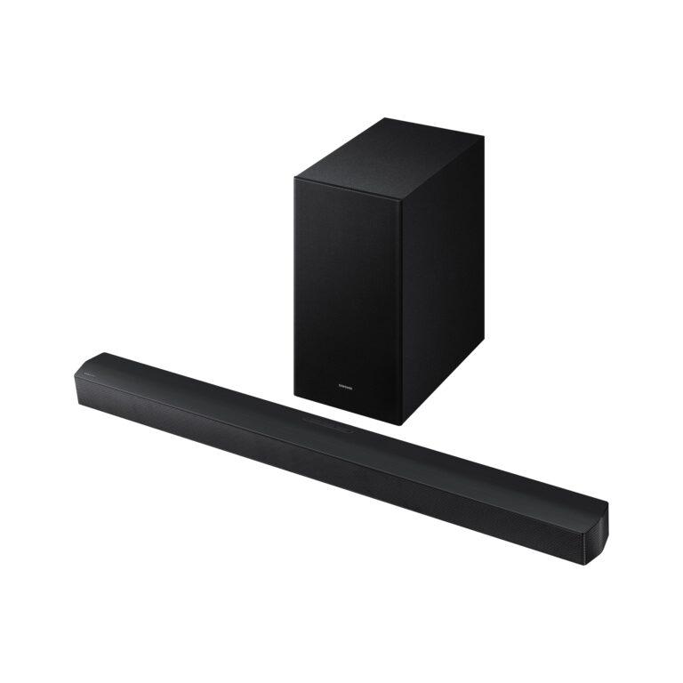 Barra de sonido Samsung HW-B650F, Dolby 5.1 y DTS Virtual:X, 5.1 con 4 altavoces, Q-Symphony, 370W, Subwoofer inalámbrico 6.5″ 250W (Reacondicionado Grado A) · Samsung · El Corte Inglés