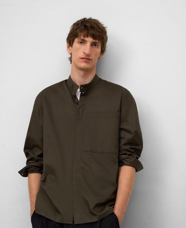 Camisa de hombre oversize con cuello mao · Adolfo Dominguez · El Corte Inglés