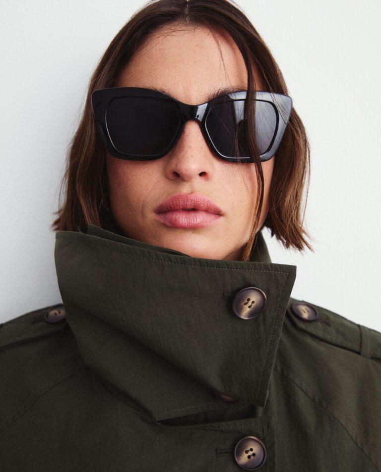 Gabardina larga lisa de mujer · Couchel · El Corte Inglés