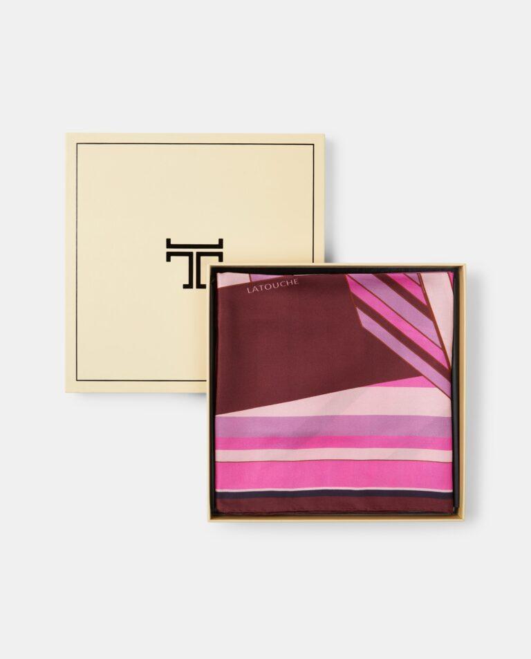 Pañuelo twill seda con estampado geométrico · Latouche · El Corte Inglés