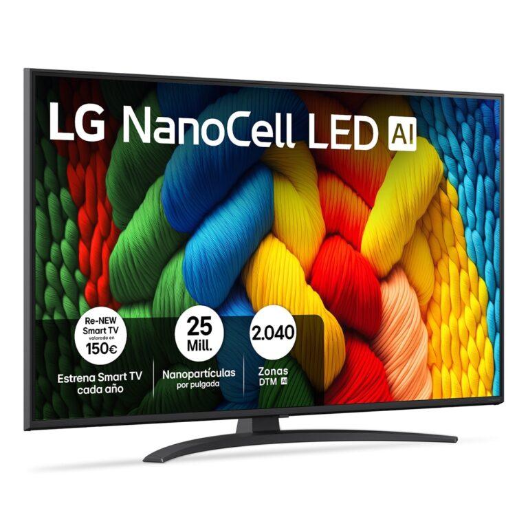 TV LED NanoCell AI 126cm (50″) LG 50NANO81A6A, 4K Smart TV (Reacondicionado Grado D) · LG · El Corte Inglés