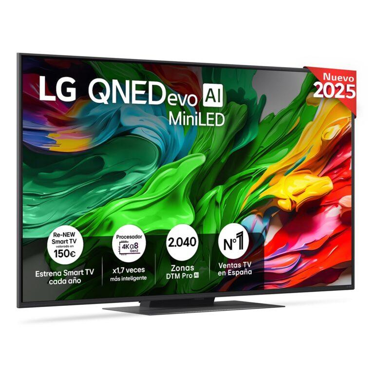 TV QNED evo MiniLED AI 139cm (55″) LG 55QNED86A6A, 4K Smart TV (Reacondicionado Grado A) · LG · El Corte Inglés
