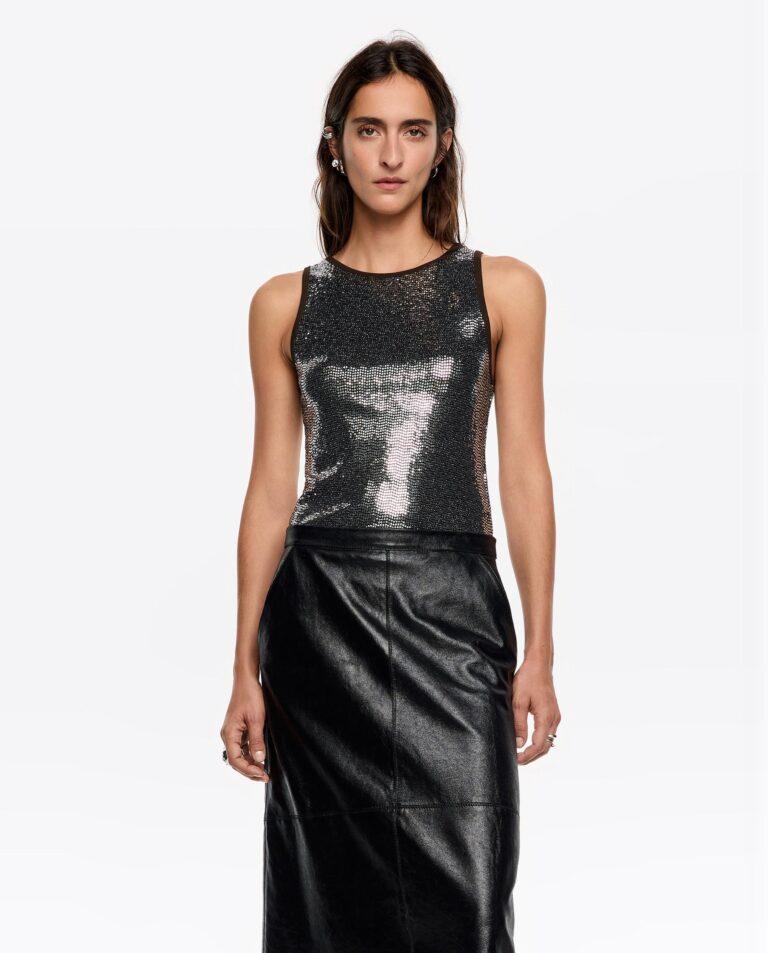 Top de mujer sisa lentejuelas · Bimba y Lola · El Corte Inglés