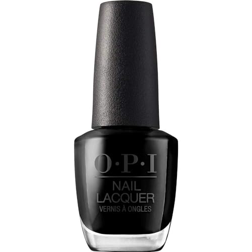 31% DESCUENTO OPI Nail Laquer   Esmalte Uñas Duración de hasta 7 Días, Efecto Manicura Profesional ‘Color Hot & Spicy’ Negro   15 ml